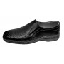 Pantofi barbati casual din piele naturala - Model perforat Negru 504N